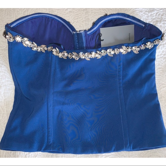 NBD | blue crystal corset - Picture 3 of 8